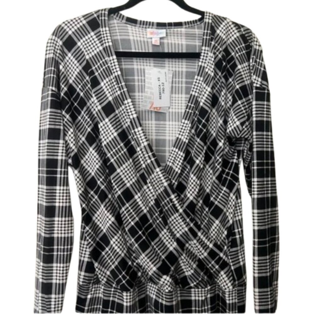 Lularoe -The Rebecca Cross Front Blouse XS - NWT (A11)